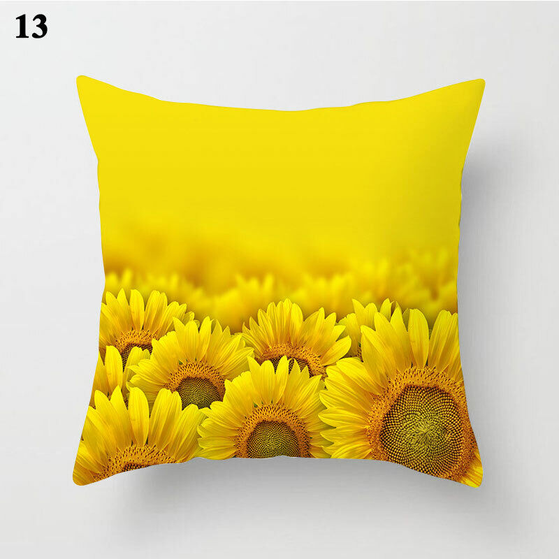 18" Abstract Art Cushion Cover Pillow Case - Multi-Colored Polyester