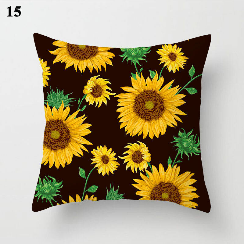 18" Abstract Art Cushion Cover Pillow Case - Multi-Colored Polyester