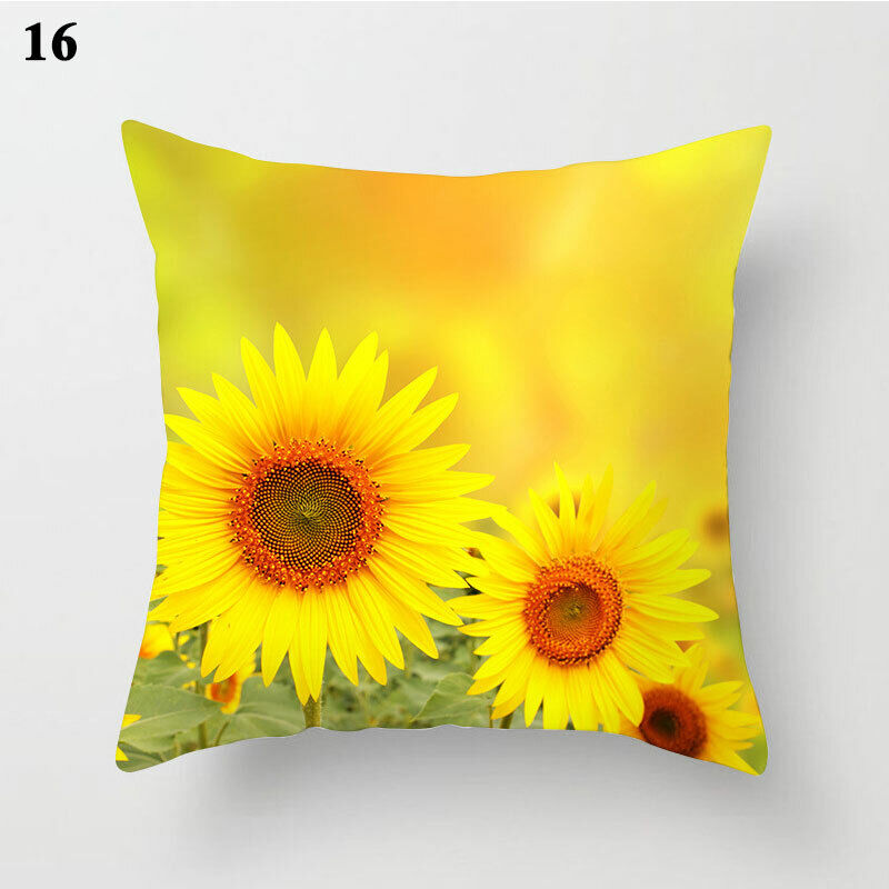 18" Abstract Art Cushion Cover Pillow Case - Multi-Colored Polyester