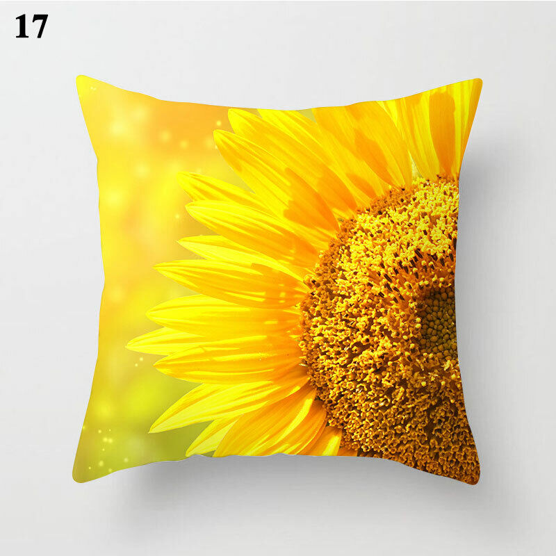 18" Abstract Art Cushion Cover Pillow Case - Multi-Colored Polyester