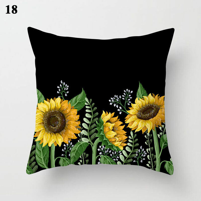 18" Abstract Art Cushion Cover Pillow Case - Multi-Colored Polyester