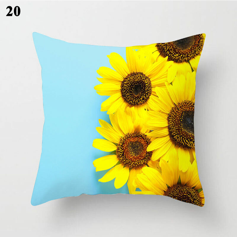 18" Abstract Art Cushion Cover Pillow Case - Multi-Colored Polyester