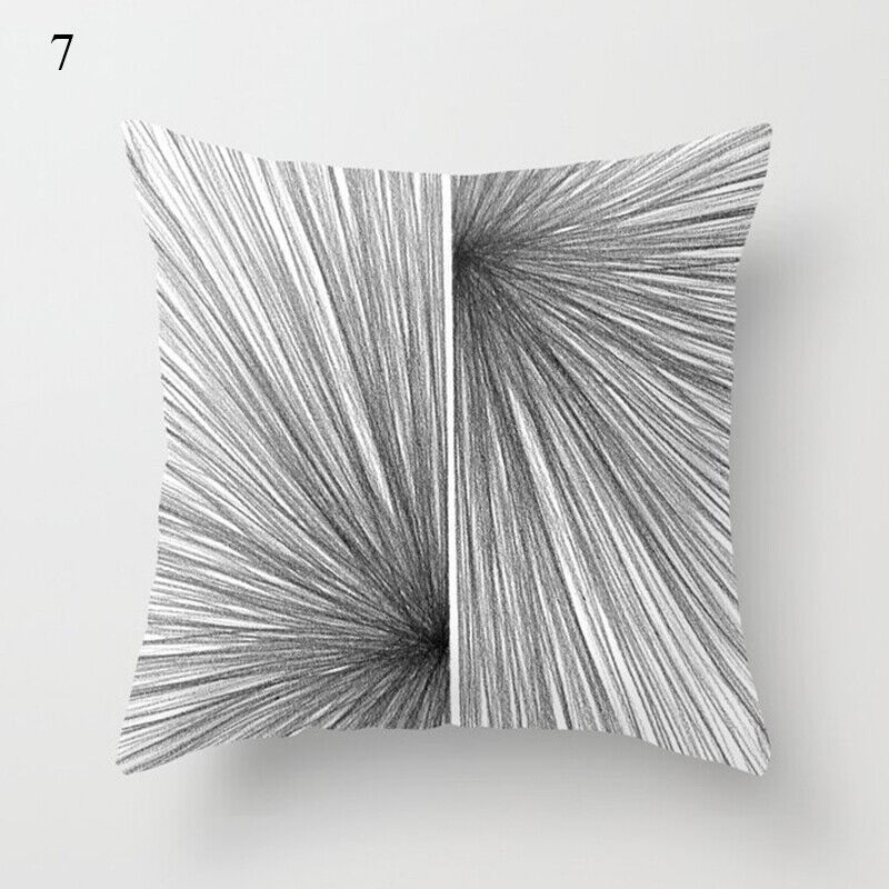 18" Abstract Art Cushion Cover Pillow Case - Multi-Colored Polyester
