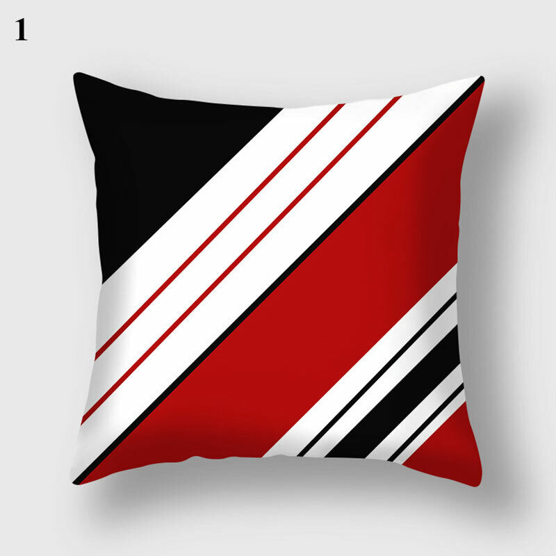 18" Abstract Art Cushion Cover Pillow Case - Multi-Colored Polyester