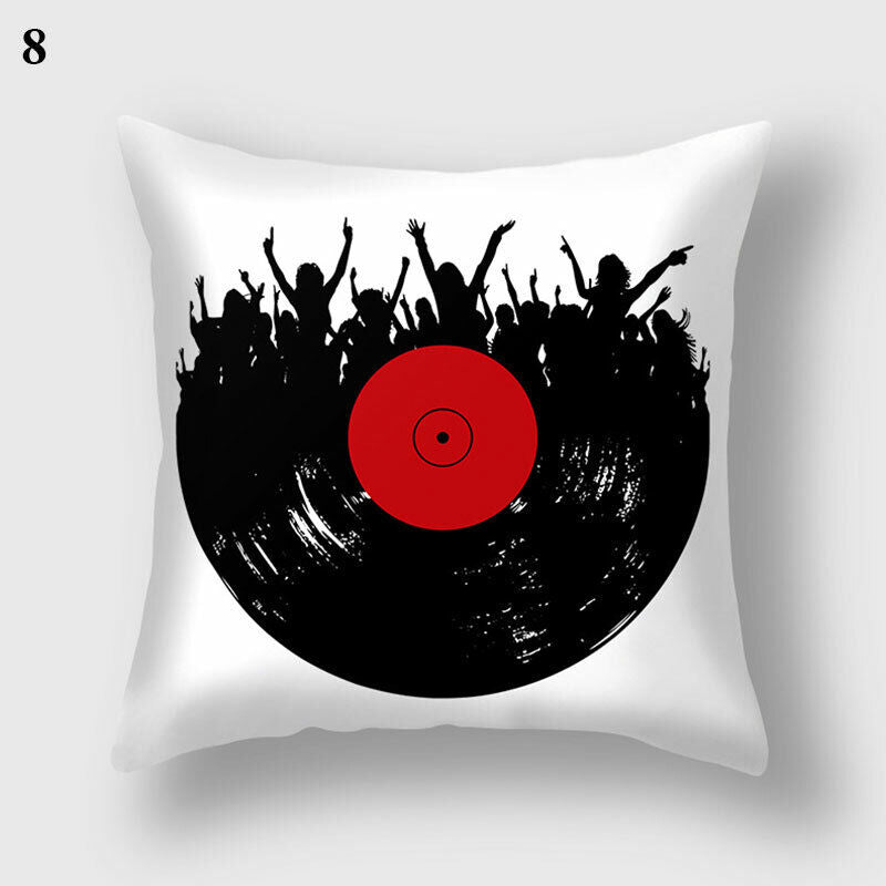 18" Abstract Art Cushion Cover Pillow Case - Multi-Colored Polyester