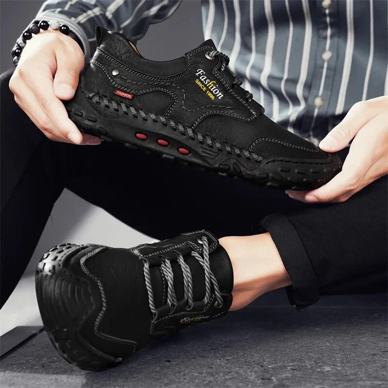 Men's High-Top Orthopedic Comfort Shoes for Posture Support