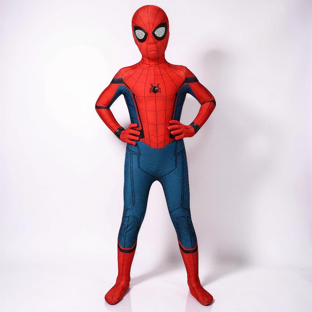 Kids Superhero Stretch Cosplay Costume with Mask