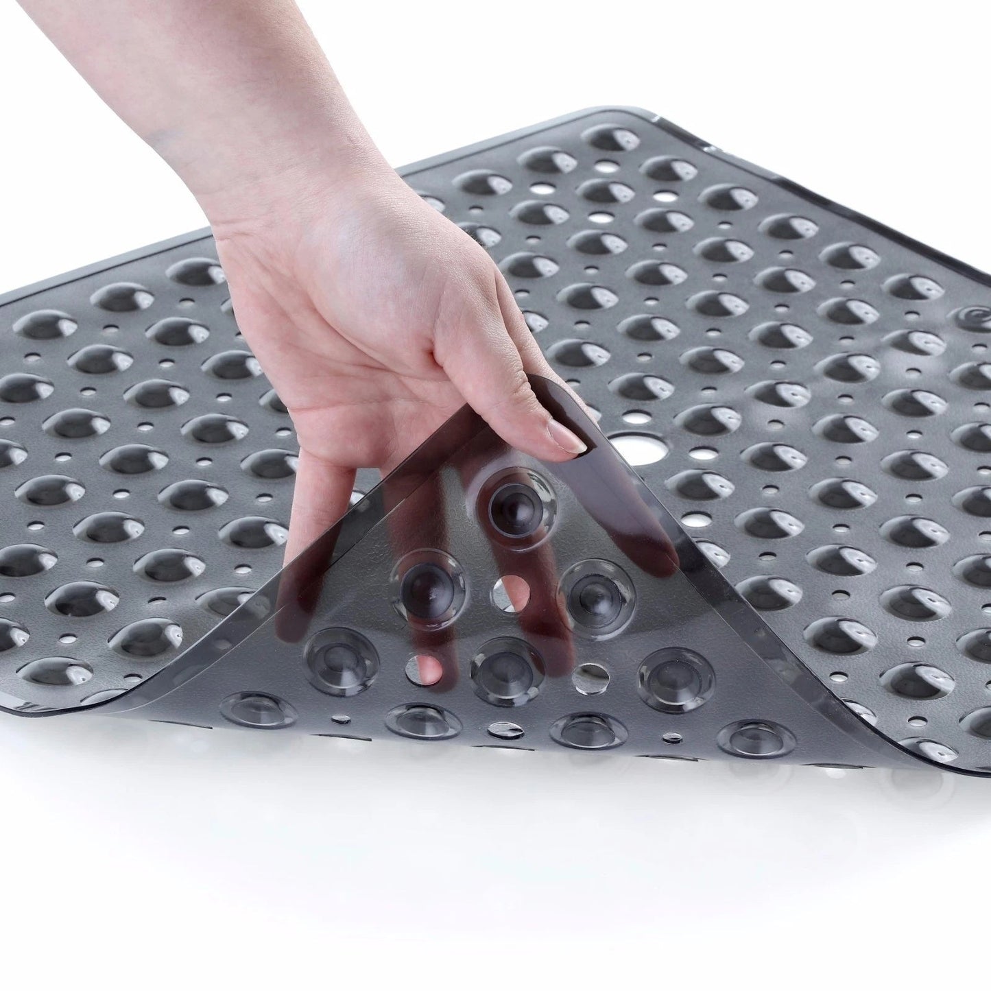 Non-Slip Square Shower Mat with Suction Cups