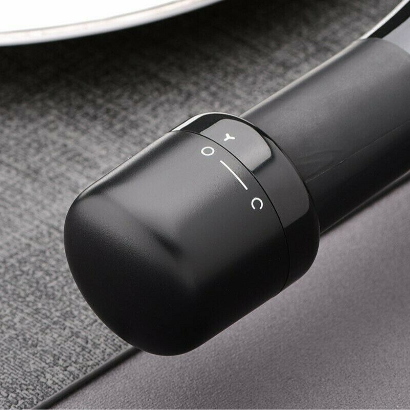 Reusable Silicone Wine and Champagne Bottle Stopper with Twist-Lock Seal