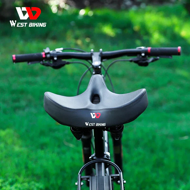 Padded Ergonomic Saddle for Road and Mountain Bikes