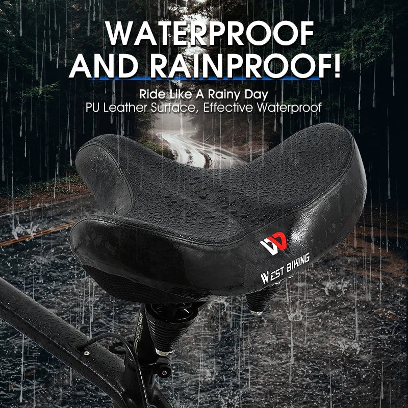Padded Ergonomic Saddle for Road and Mountain Bikes