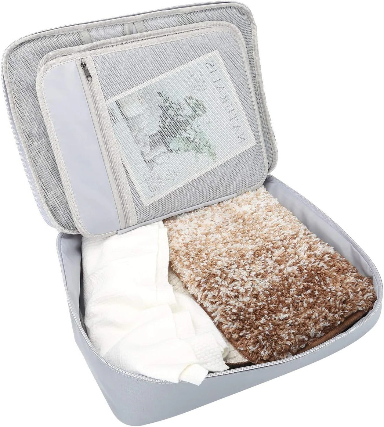 Fireproof Water-Resistant Document Organizer with Zipper and Handle