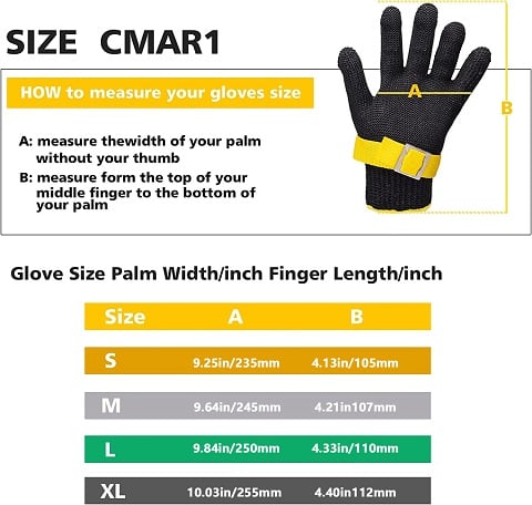 Cut Resistant Gloves for Kitchen and Oyster Handling