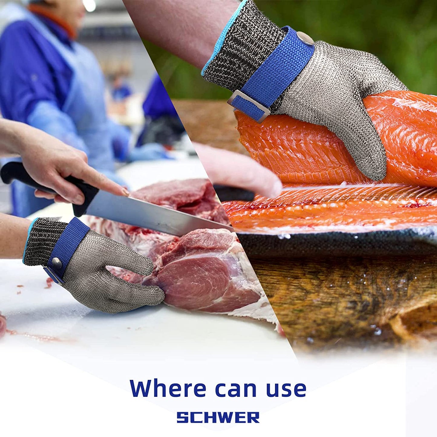 Cut Resistant Gloves for Kitchen and Oyster Handling