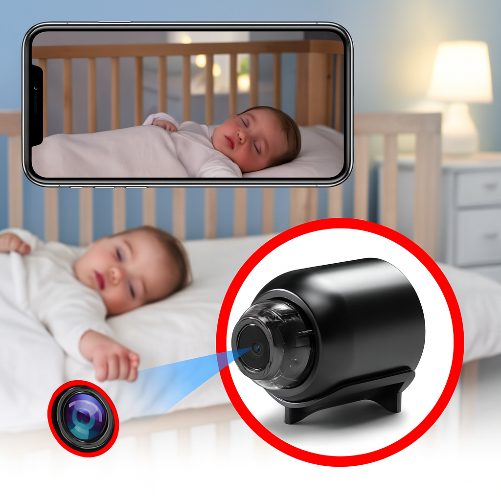 Full HD WiFi Surveillance Camera with Two-Way Audio and Night Vision