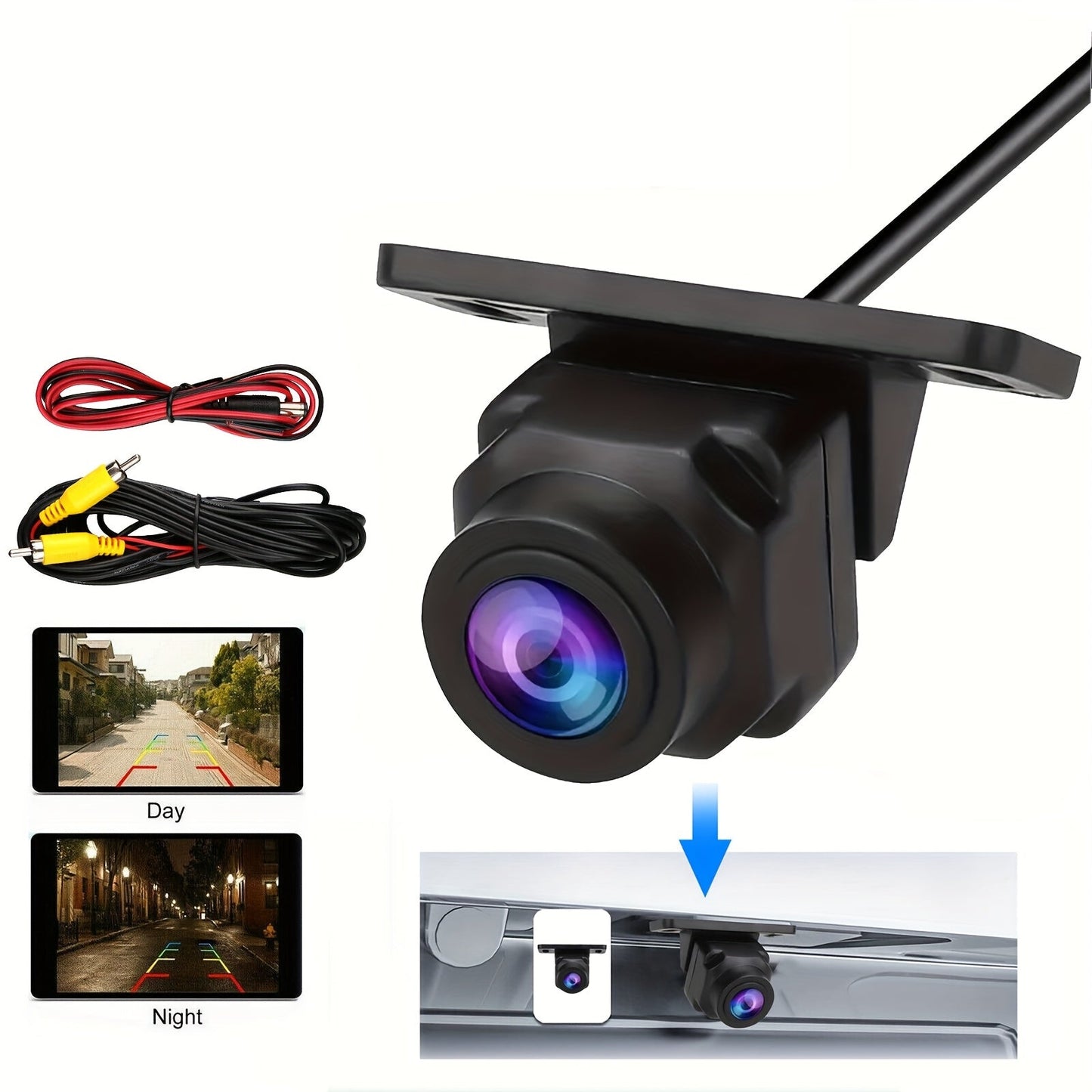 480P Wide Angle Backup Camera for Optimal Visibility