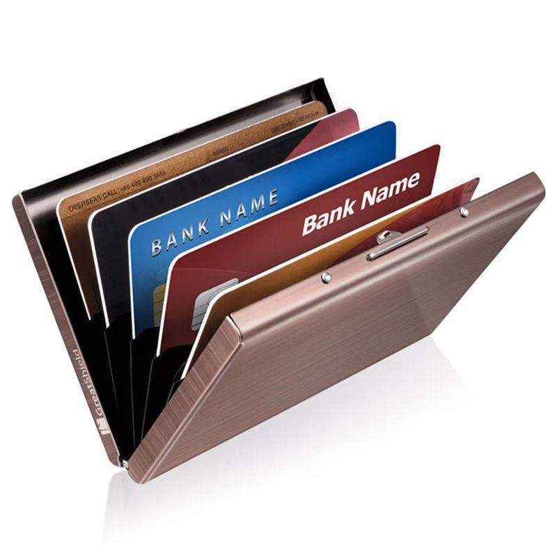 Slim RFID Card Holder for 6 Cards - Compact and Secure