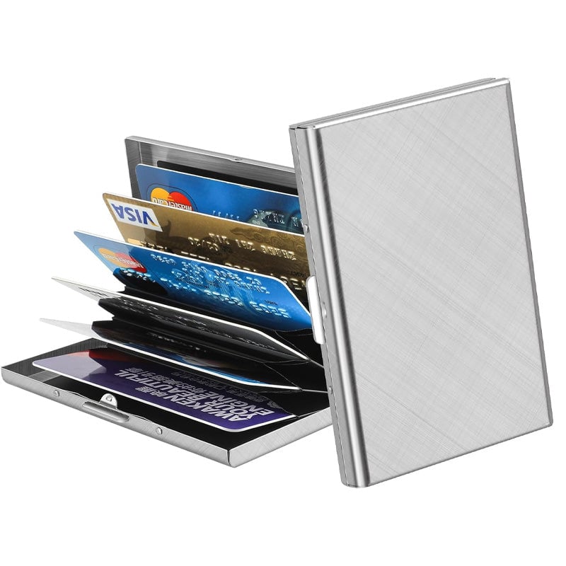 Slim RFID Card Holder for 6 Cards - Compact and Secure