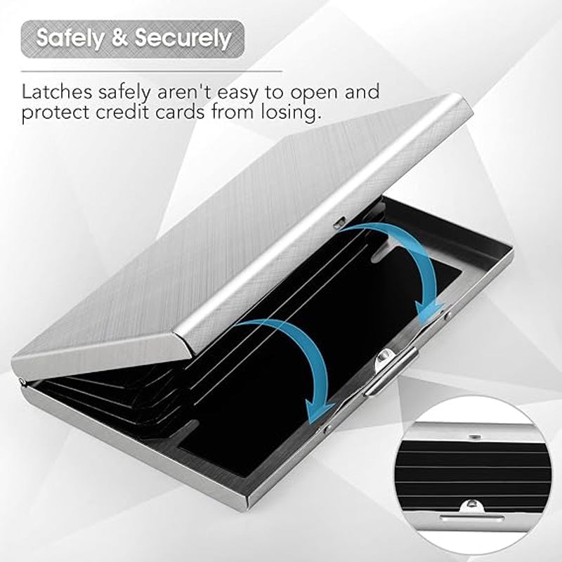 Slim RFID Card Holder for 6 Cards - Compact and Secure