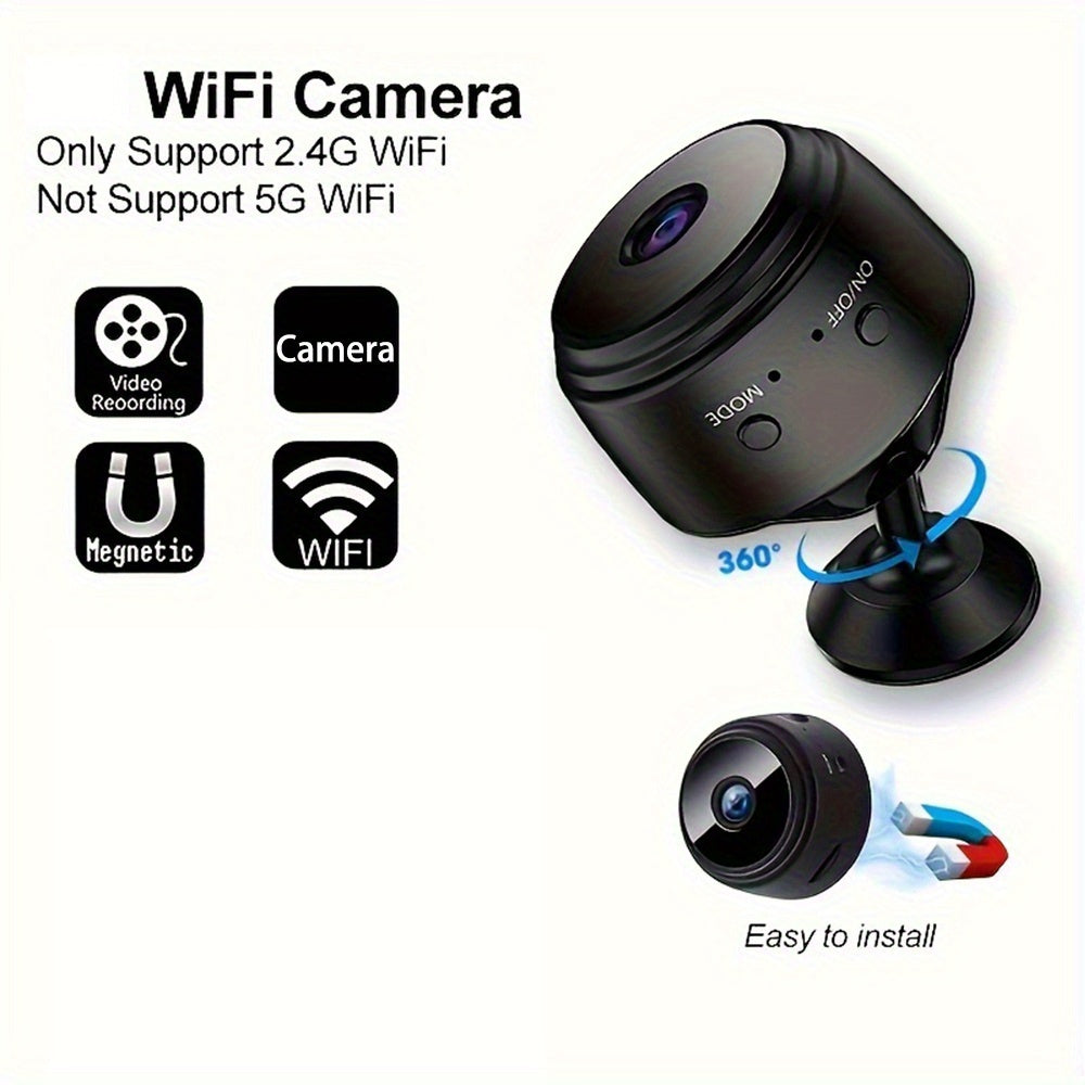 Rechargeable Indoor Wireless Surveillance Camera