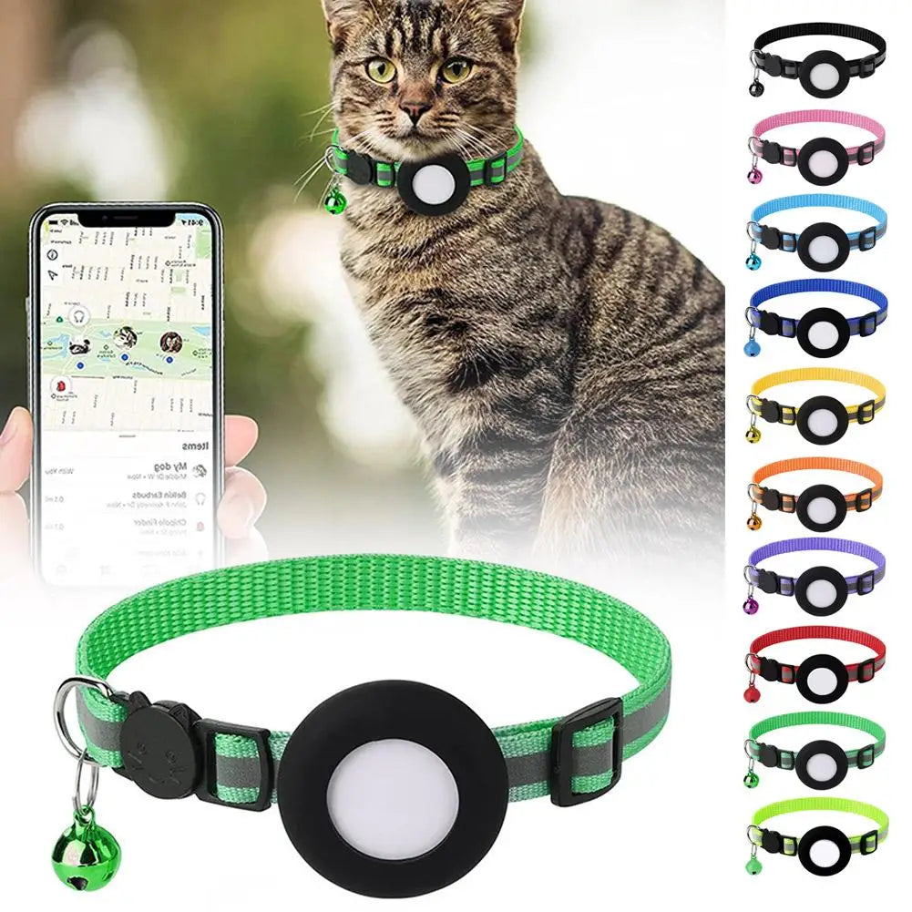 Reflective Cat Collar with ID Tag and Adjustable Fit