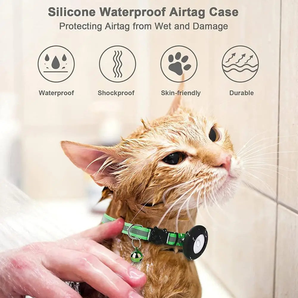 Reflective Cat Collar with ID Tag and Adjustable Fit