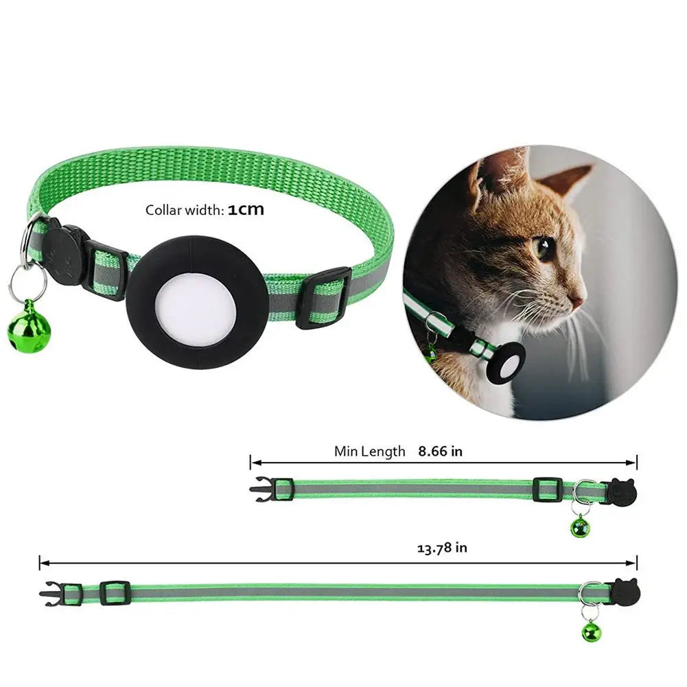 Reflective Cat Collar with ID Tag and Adjustable Fit