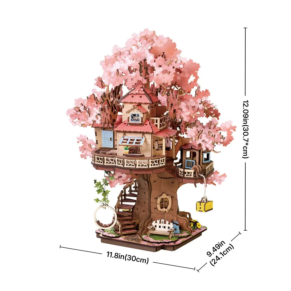 DIY Sakura Tree House Kit - No Glue Needed