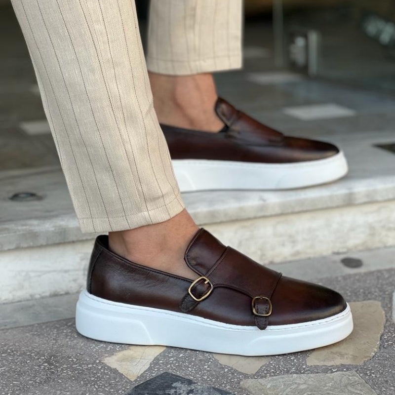 Stylish Monkstrap Shoes for Men - Comfortable Slip-On Design