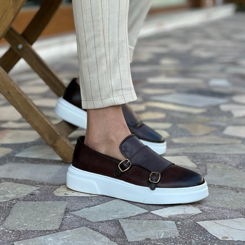 Stylish Monkstrap Shoes for Men - Comfortable Slip-On Design