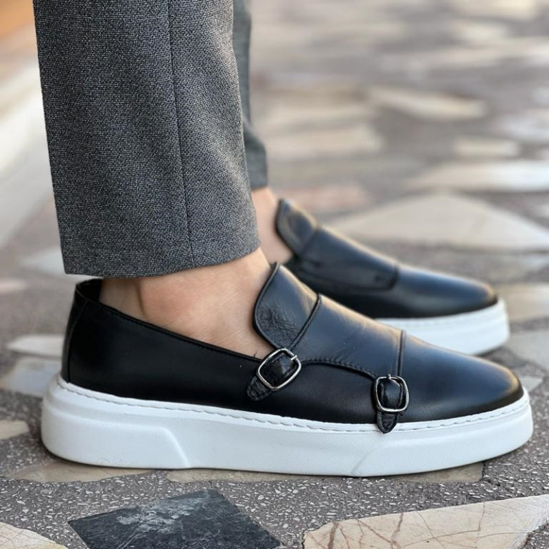 Stylish Monkstrap Shoes for Men - Comfortable Slip-On Design