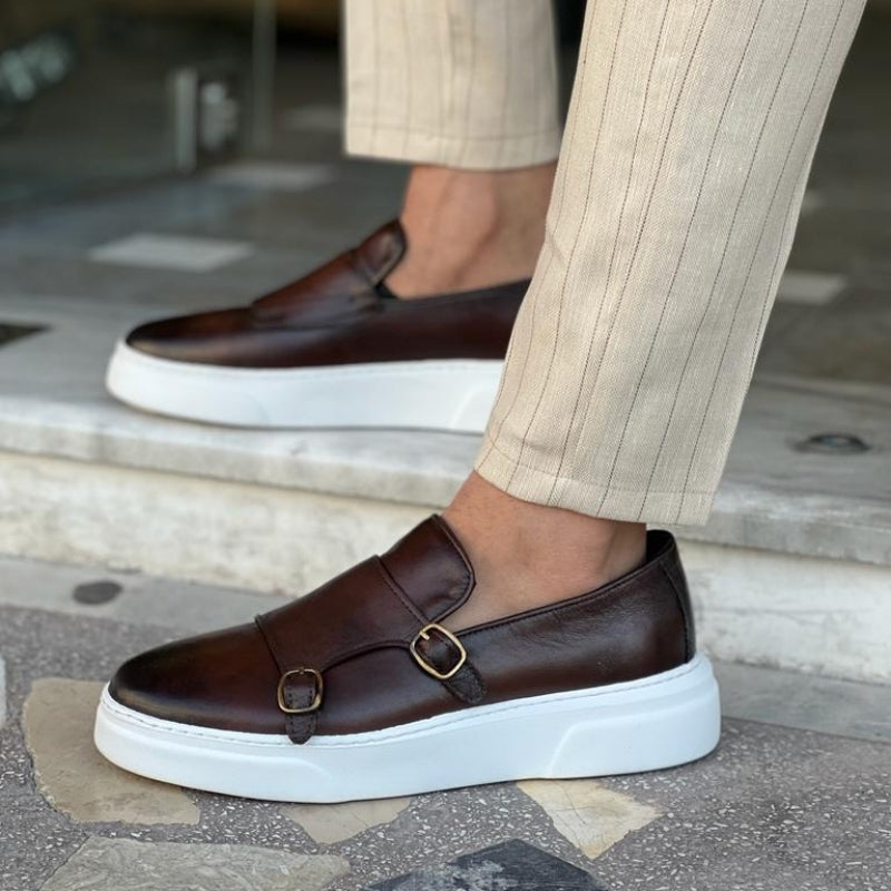 Stylish Monkstrap Shoes for Men - Comfortable Slip-On Design