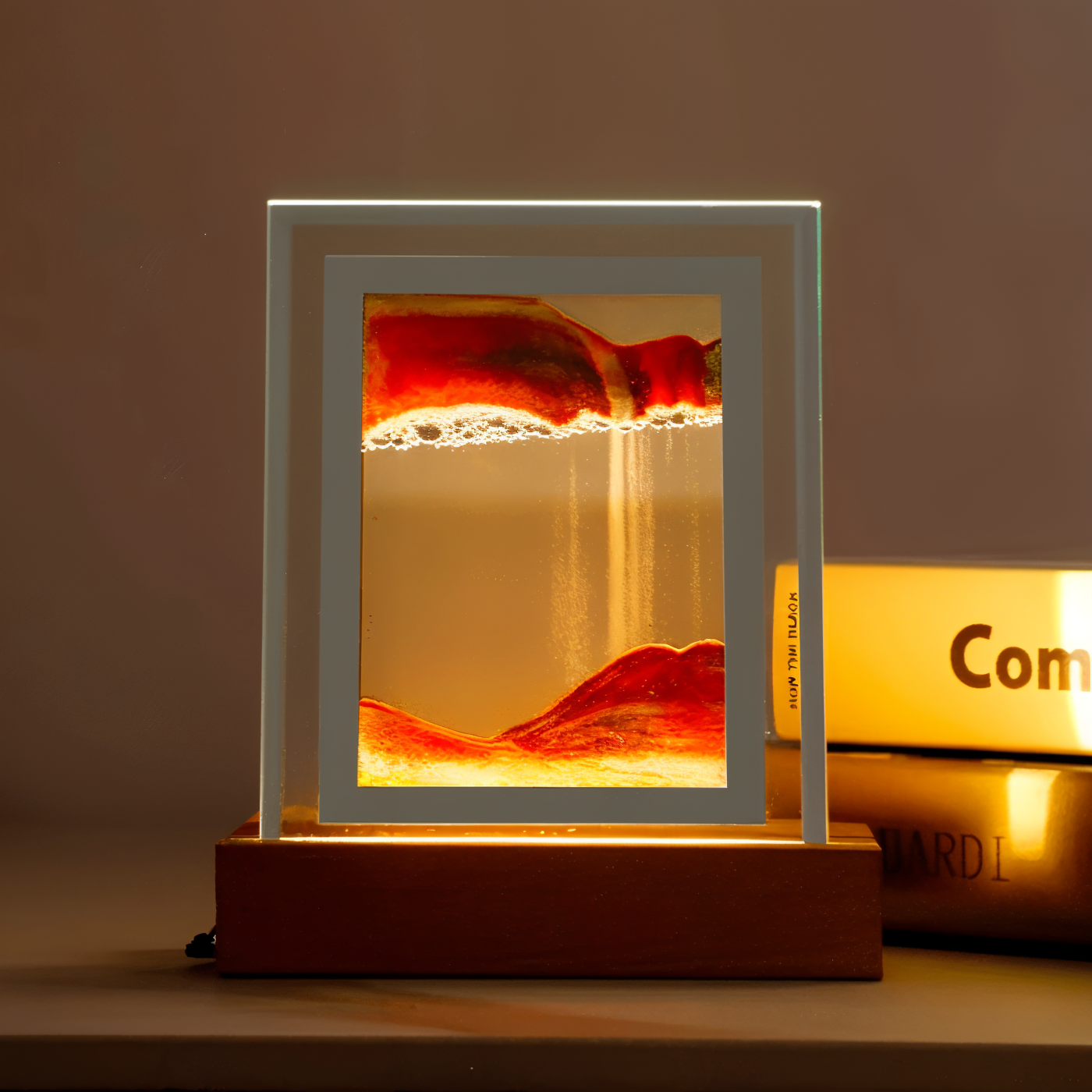 Artistic Moving Sand Night Lamp