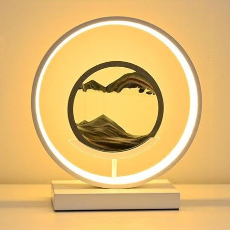 Sand Landscape Lamp with LED Light and Remote Control
