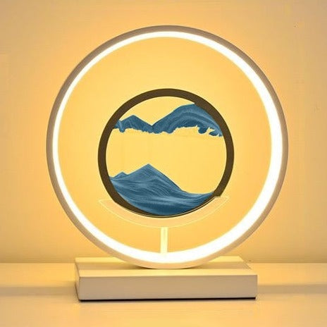 Sand Landscape Lamp with LED Light and Remote Control