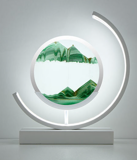 Sand Landscape Lamp with LED Light and Remote Control