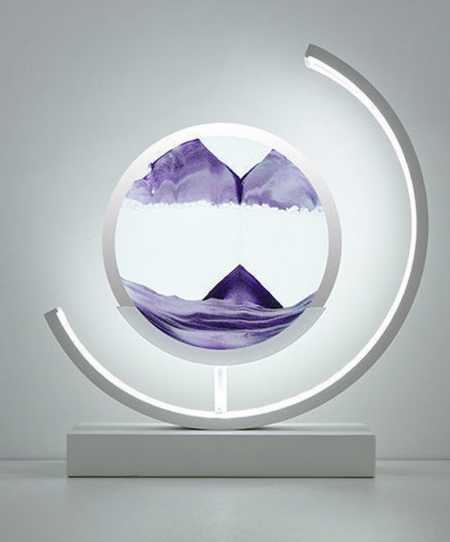 Sand Landscape Lamp with LED Light and Remote Control