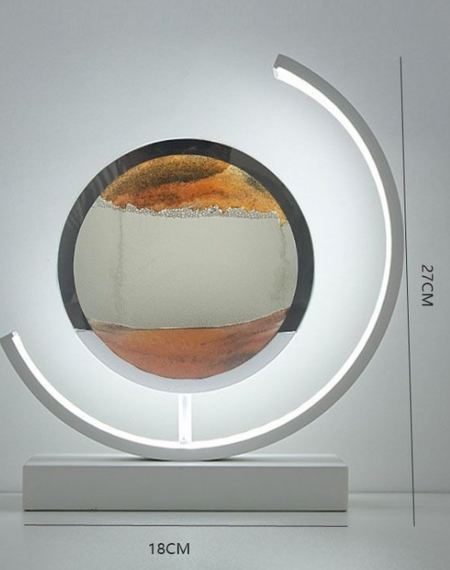 Sand Landscape Lamp with LED Light and Remote Control