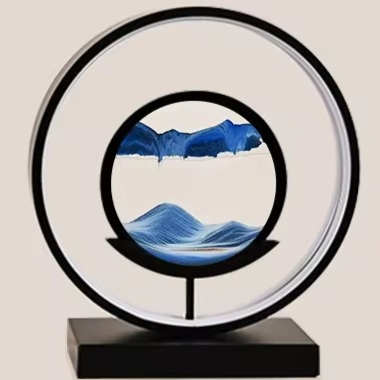 Sand Landscape Lamp with LED Light and Remote Control