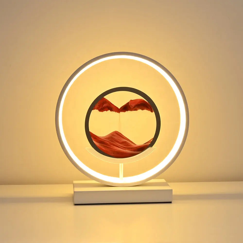 Sand Landscape Lamp with LED Light and Remote Control
