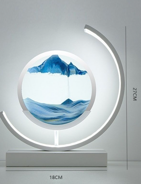 Sand Landscape Lamp with LED Light and Remote Control