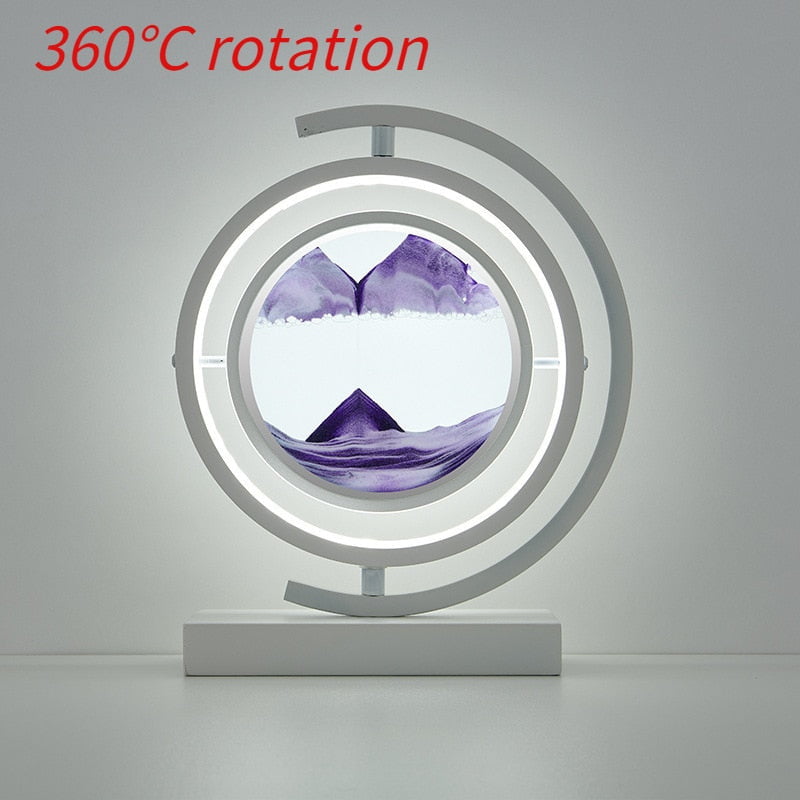 Premium LED Touch Control Sand Lamp - Modern Decorative Lighting