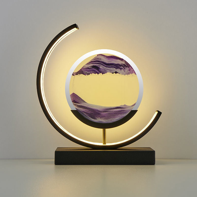 Premium LED Touch Control Sand Lamp - Modern Decorative Lighting