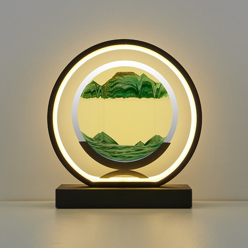 Premium LED Touch Control Sand Lamp - Modern Decorative Lighting