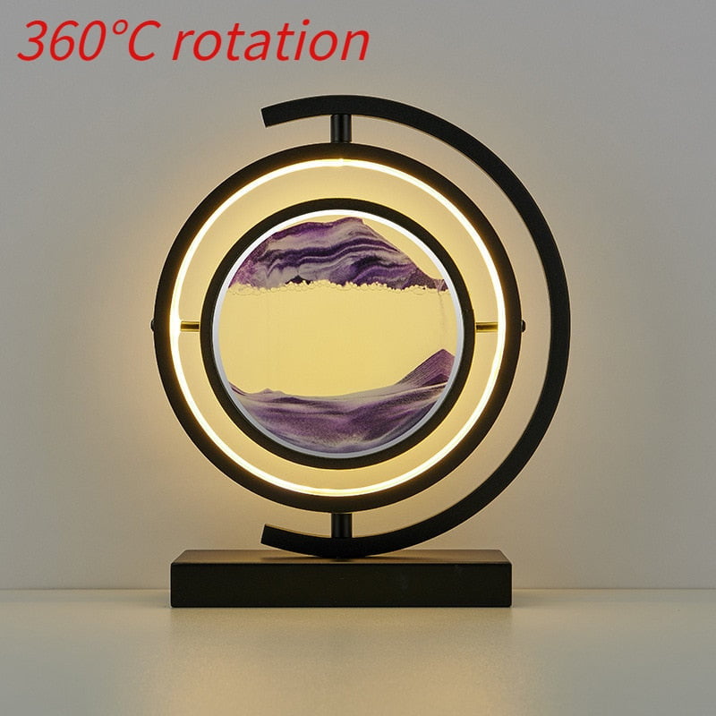 Premium LED Touch Control Sand Lamp - Modern Decorative Lighting