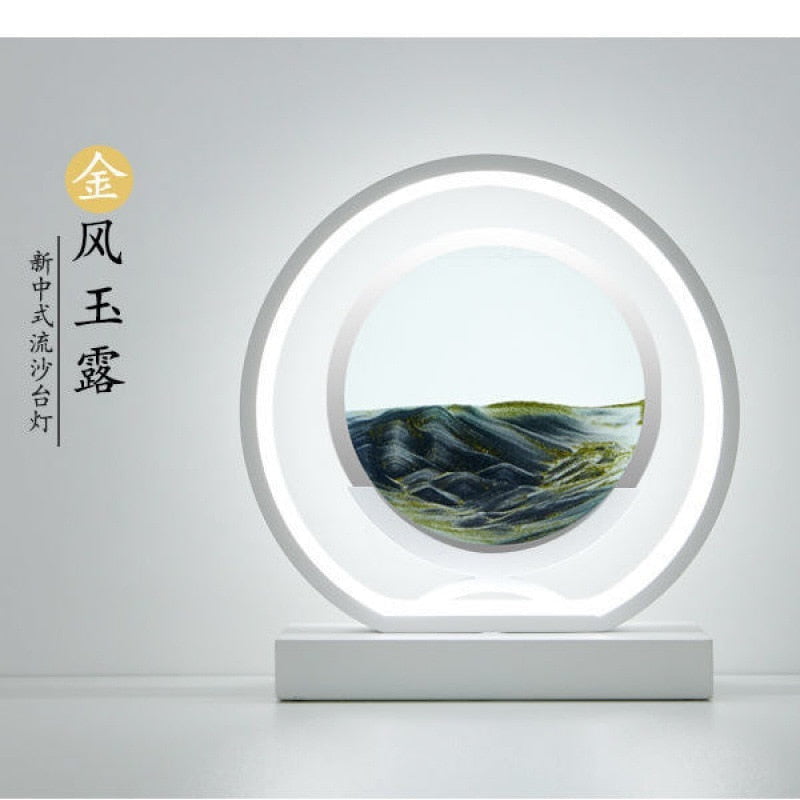 Premium LED Touch Control Sand Lamp - Modern Decorative Lighting