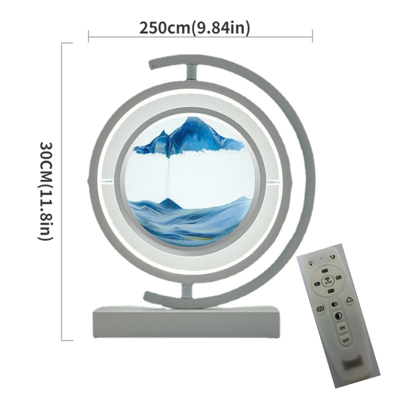 Premium LED Touch Control Sand Lamp - Modern Decorative Lighting