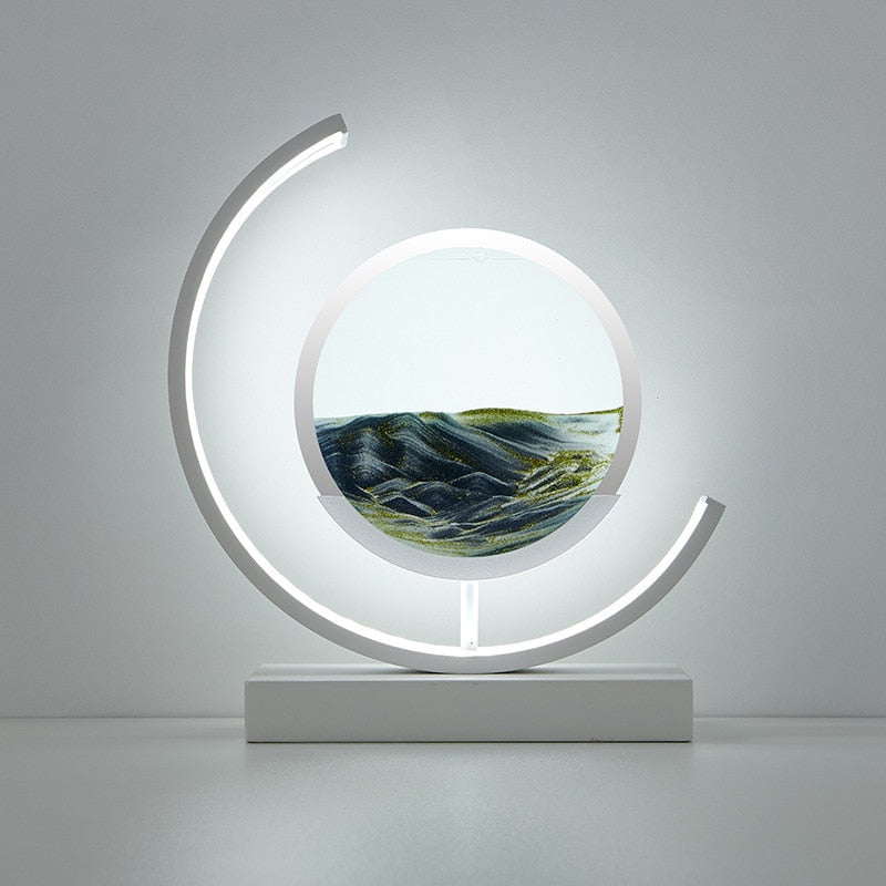 Premium LED Touch Control Sand Lamp - Modern Decorative Lighting