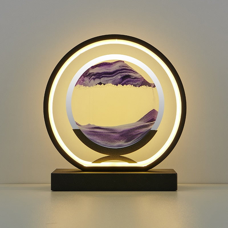Premium LED Touch Control Sand Lamp - Modern Decorative Lighting