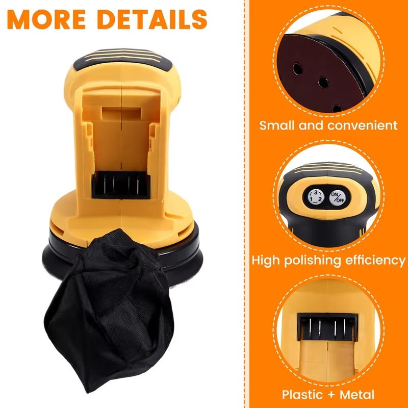Brushless Orbital Electric Sander with Dust Collection System